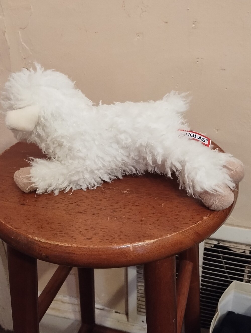 Douglas Plush White Lamb - Picture 2 of 6